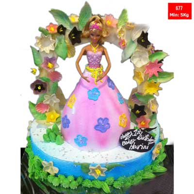"Delicious Round shape Double Chocolate cake - 1kg - code MC18 - Click here to View more details about this Product